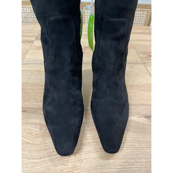 Sam Edelman Women's Shea Over the Knee Boots Black Suede Size 9 NWOB Luxe Boot - Picture 6 of 14